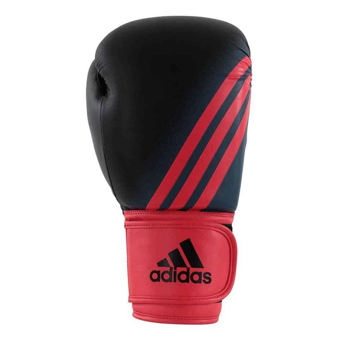 Adidas Womens Speed 100 Boxing Gloves 10oz 12oz Black & Red - Boxing Gloves - MMA DIRECT