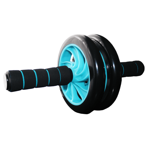 STRIKE Ab Wheel Core Strength Home Workout Dual Wheel w/ Foam Grips - Abdominal & Balance Equipment - MMA DIRECT
