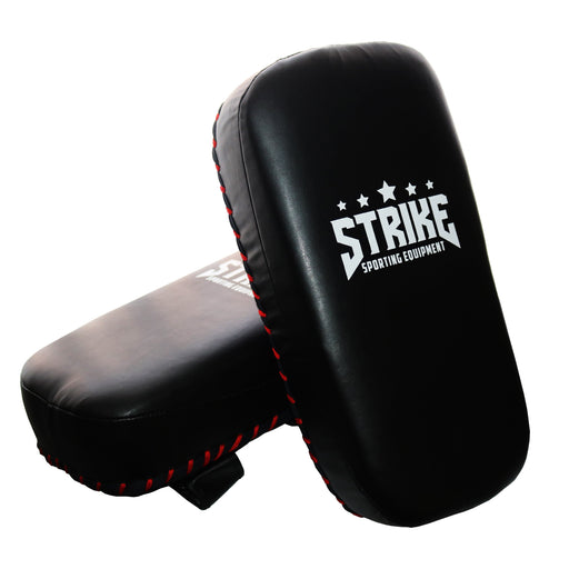 STRIKE Straight Muay Thai Pads PAIR Max Shock Resistant Easy Grip - Thai Pads - MMA DIRECT