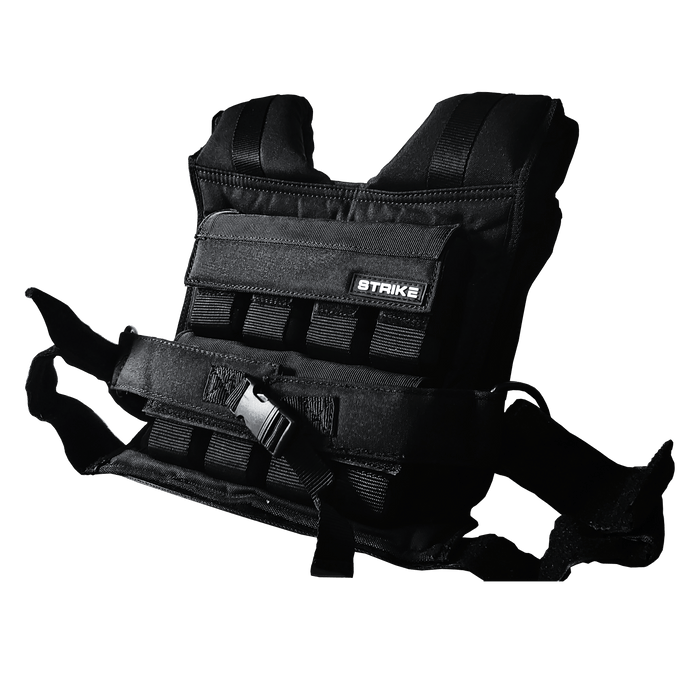 Strike 30KG Adjustable Weighted Workout Vest - Weighted Vests and Body Weights - MMA DIRECT