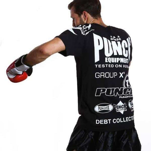 PUNCH Official Sponsorship T-Shirt Black - Mens Shirt - MMA DIRECT