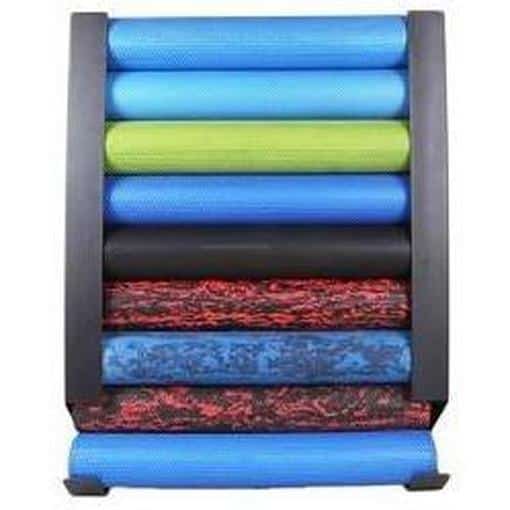 Morgan 9pcs Foam Roller Storage Rack - Muscle Rollers - MMA DIRECT