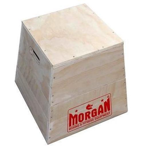 Morgan 3 in 1 Trapezia Wooden Plyometric Box Cross Functional Fitness Workout - Plyometric Boxes - MMA DIRECT