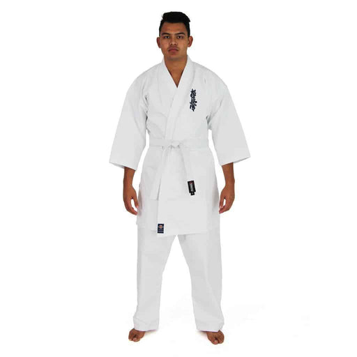 SMAI Kyokushin Martial Arts Uniform 8oz Student Gi Double Stitched + White Belt - Karate Gi - MMA DIRECT