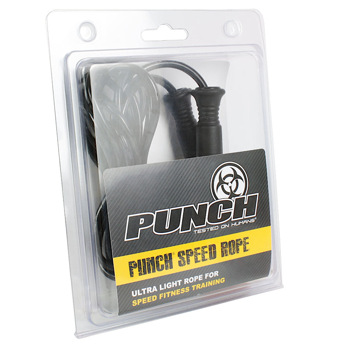 Punch Urban Ultra Light Speed Skipping 9ft Rope - Black - Skipping Ropes - MMA DIRECT