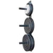 MORGAN Wall Mounted Bumper Weight Plates Storage Rack - Olympic Bumper Plate Storage - MMA DIRECT