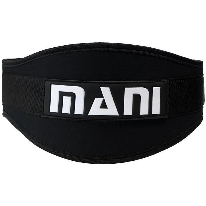 MANI BLACK 6" Weight Lifting Back Support Gym Exercise Belt MWLB501