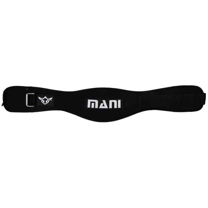 MANI BLACK 6" Weight Lifting Back Support Gym Exercise Belt MWLB501